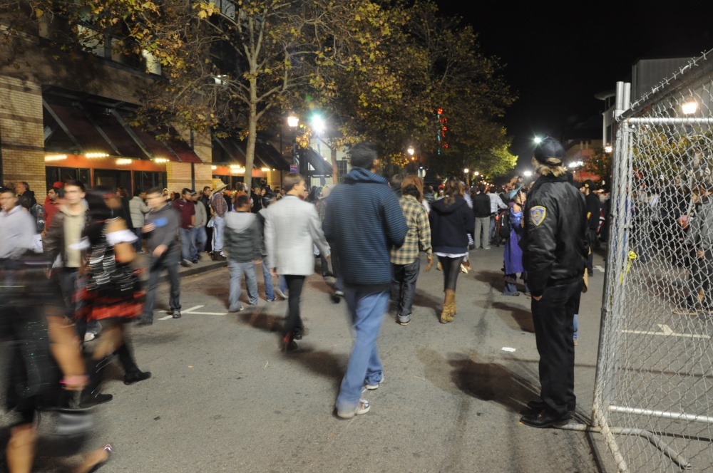 Fifty Arrested Downtown on Halloween